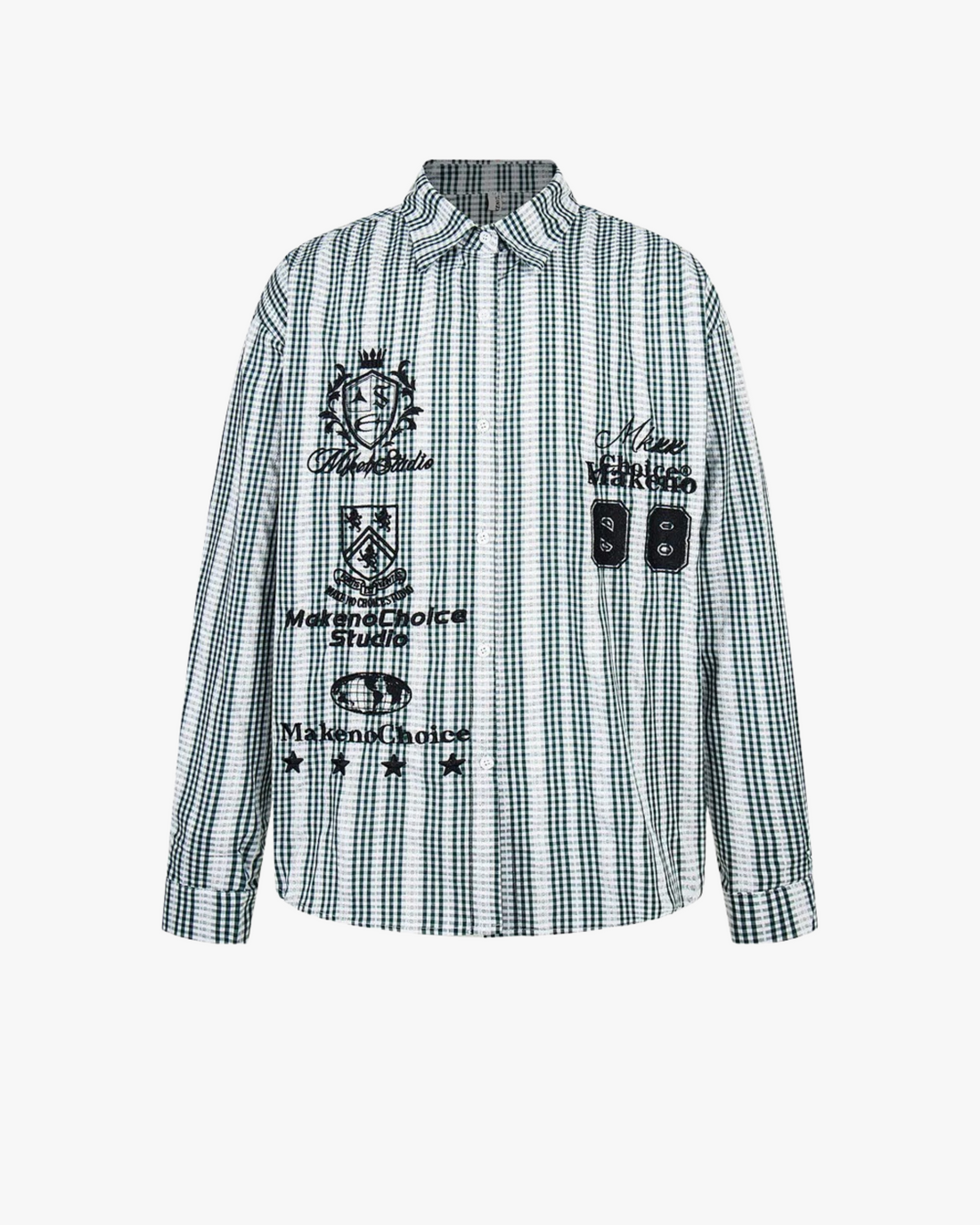 Oversized Crest Shirt