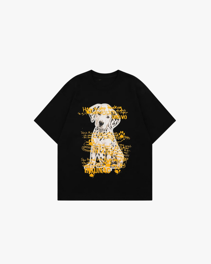 Dalmatian Oversized Graphic T-Shirt