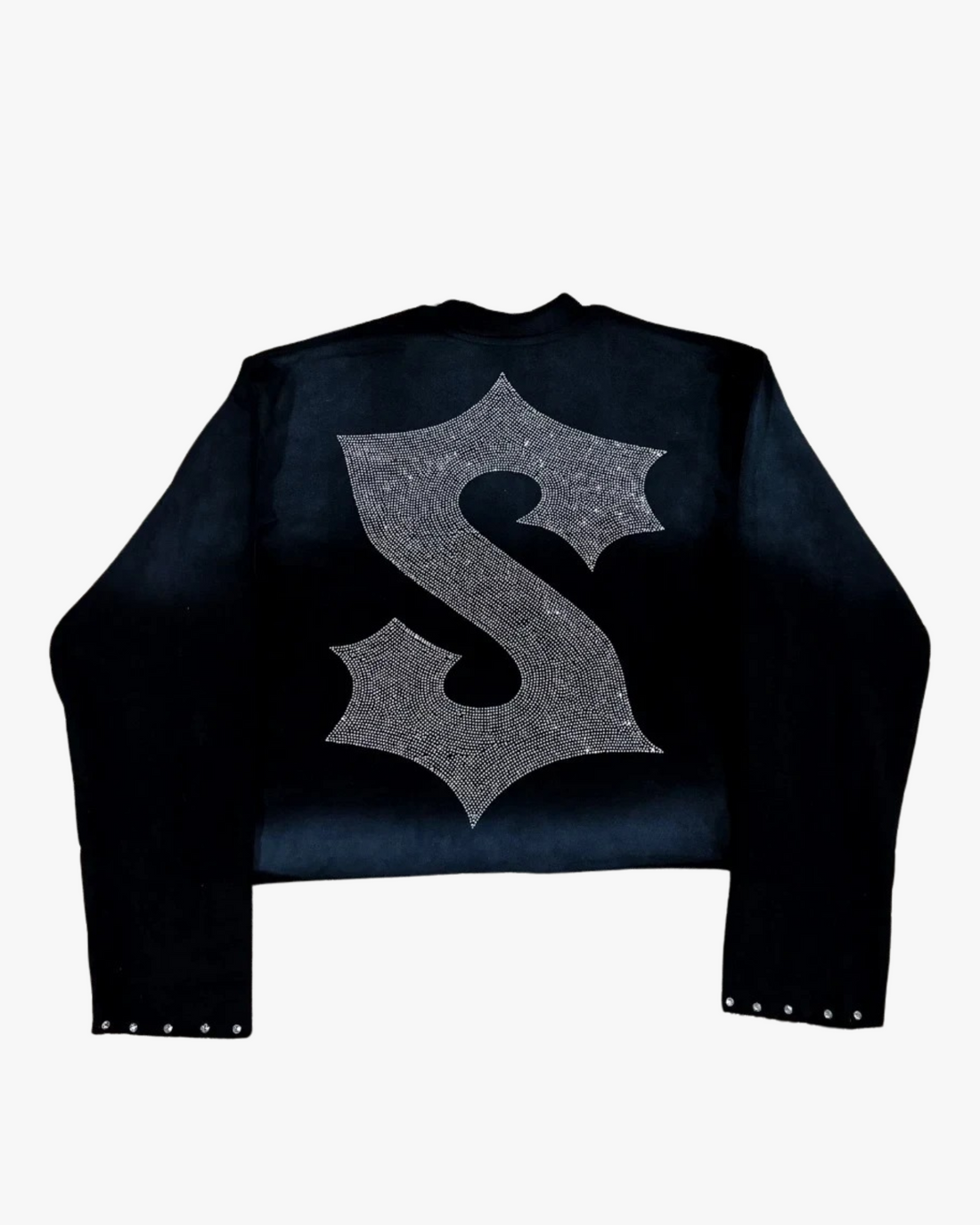 I SAINT Studded Cross Sweatshirt