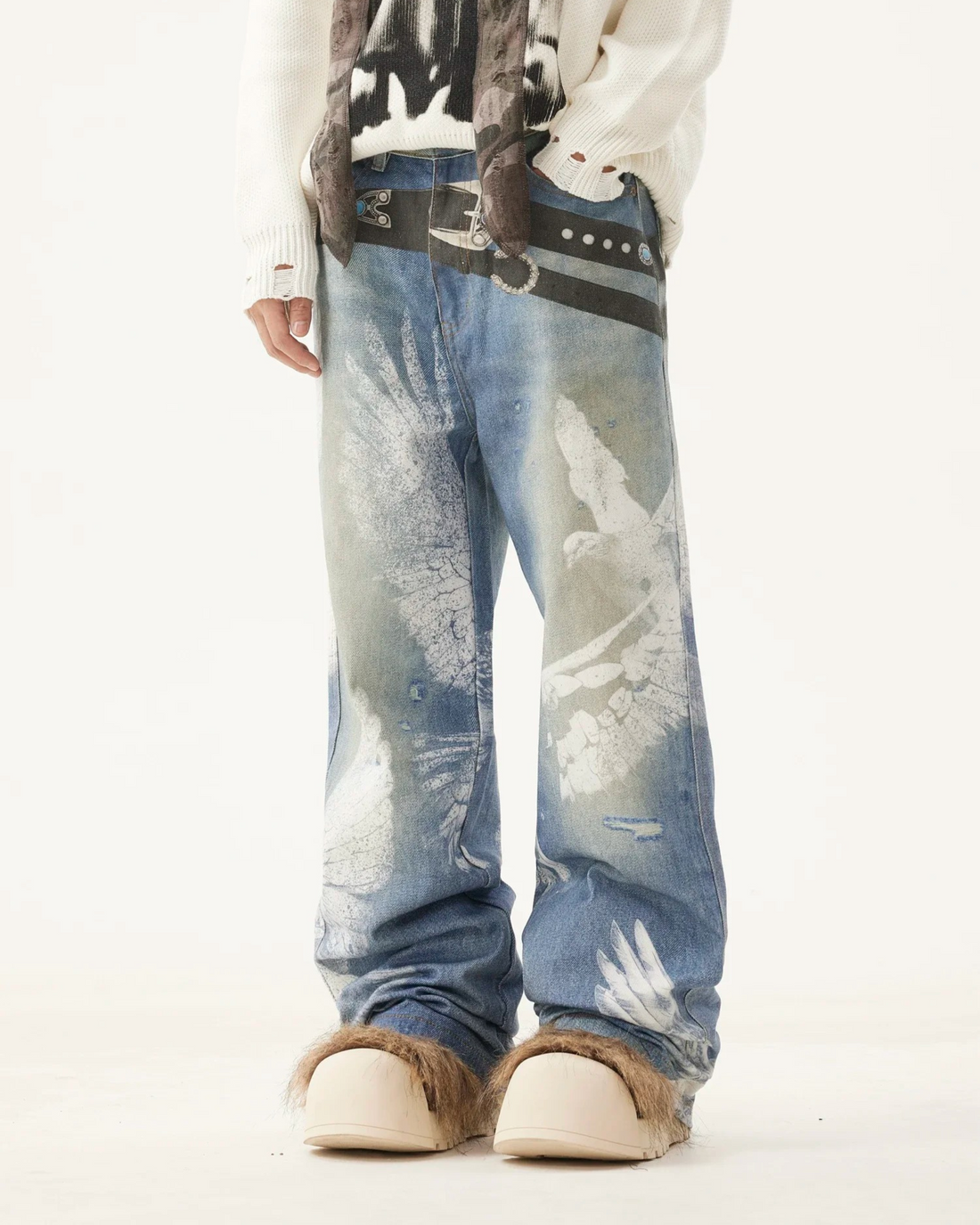 Peace Light Blue Denim