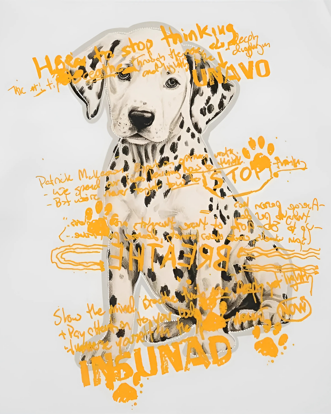 Dalmatian Oversized Graphic T-Shirt