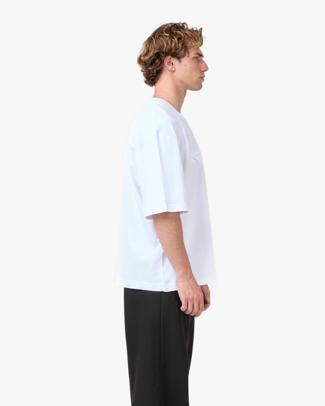 Boxy Tee with Folded Pocket