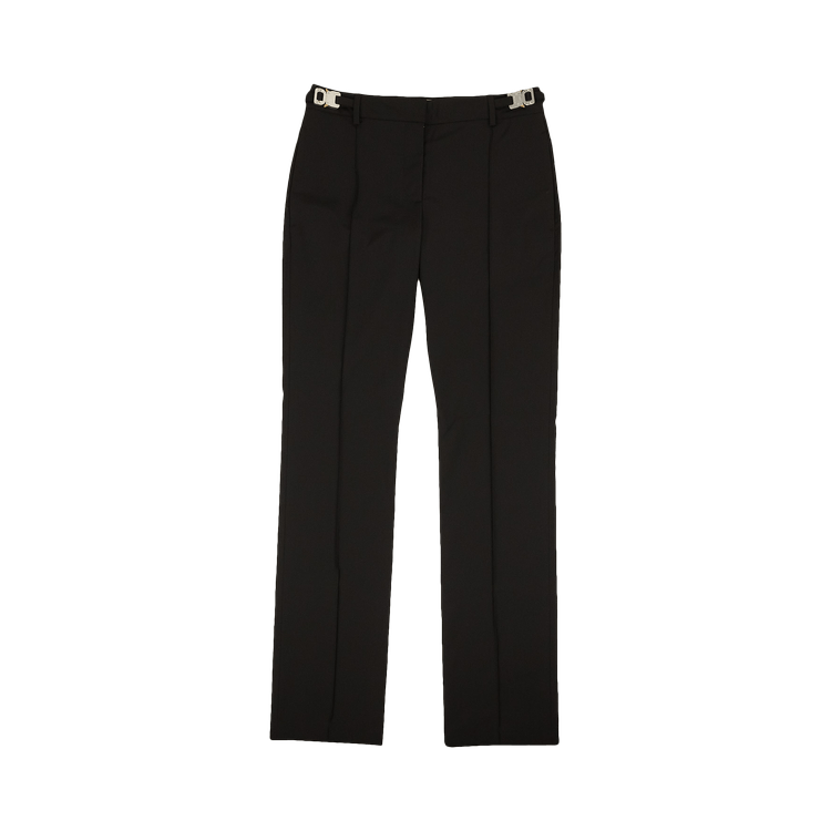 1017 ALYX 9SM Double Buckle Pintuck Straight Leg Trousers 'Black'
