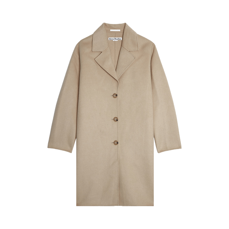 Acne Studios Single-Breasted Coat 'Cold Beige'