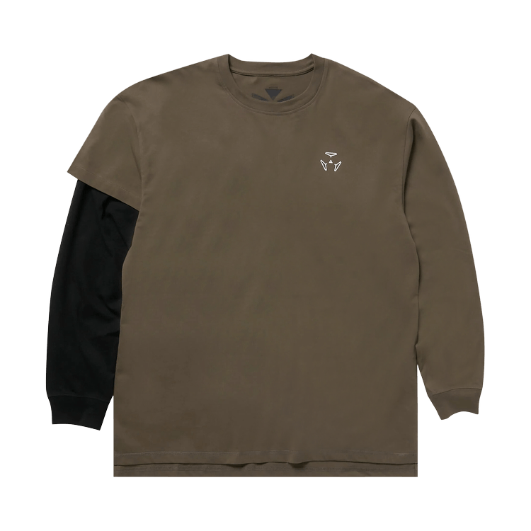 Acronym Organic Long-Sleeve T-Shirt 'Green/Black'