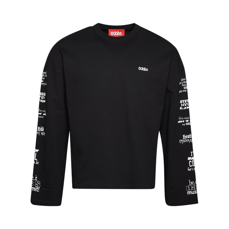 032C Content Supersize Long-Sleeve 'Black'