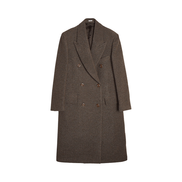 Acne Studios Bouclé Wool Coat 'Taupe Grey'