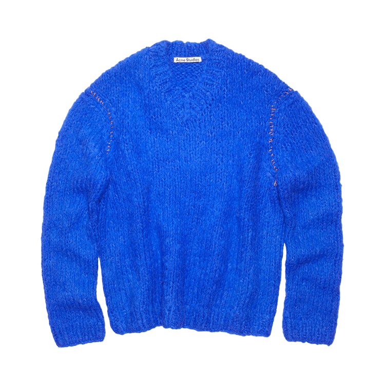 Acne Studios Knitted Alpaca Mix Jumper 'Deep Blue'