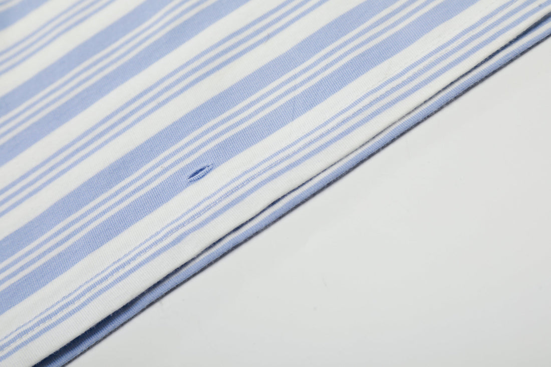 Omirad Striped Long Sleeve Polo Shirt