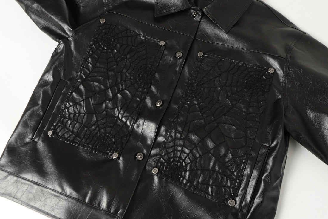 Omirad Web Embossed PU Jacket
