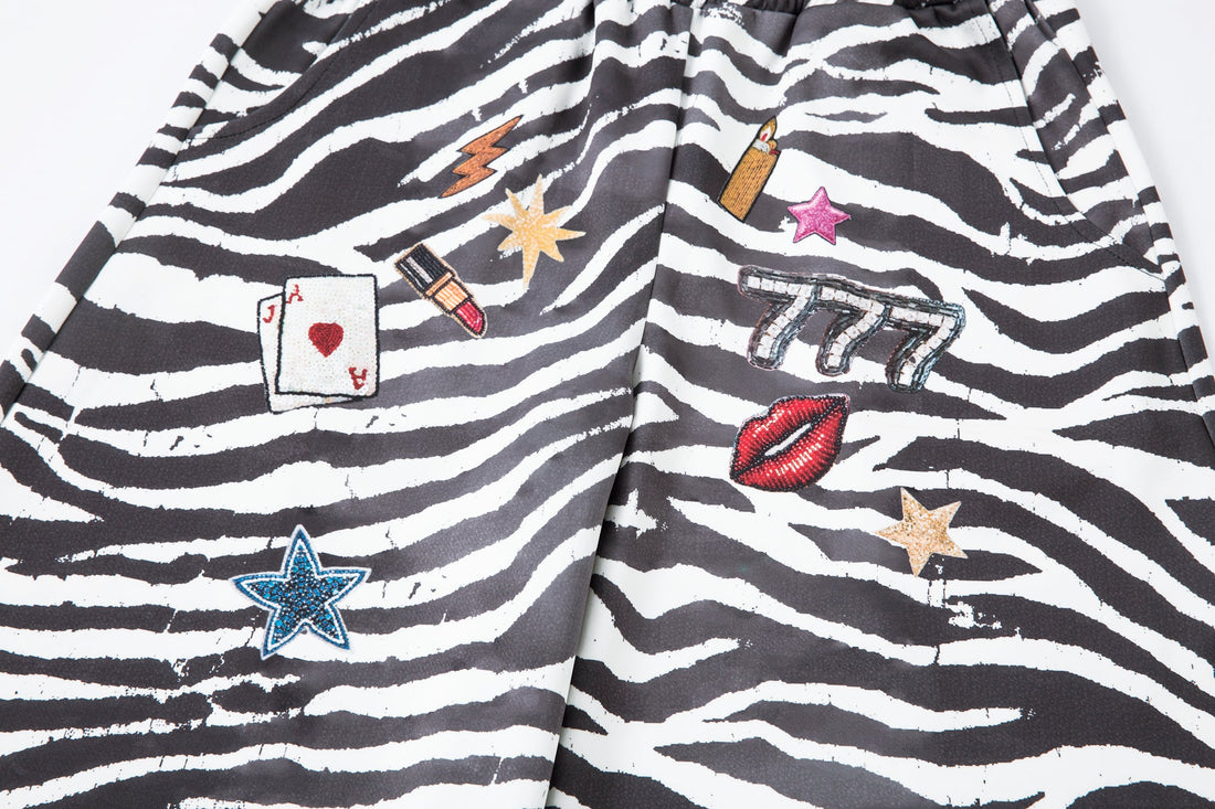 Omirad Zebra Patch Barrel Pants