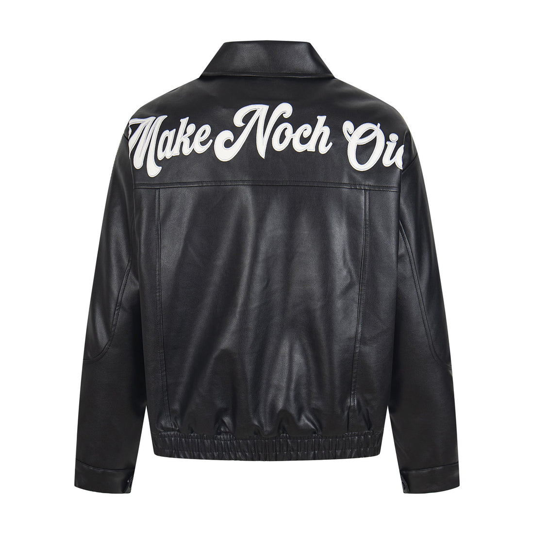 Omirad Vintage Lettering PU Jacket