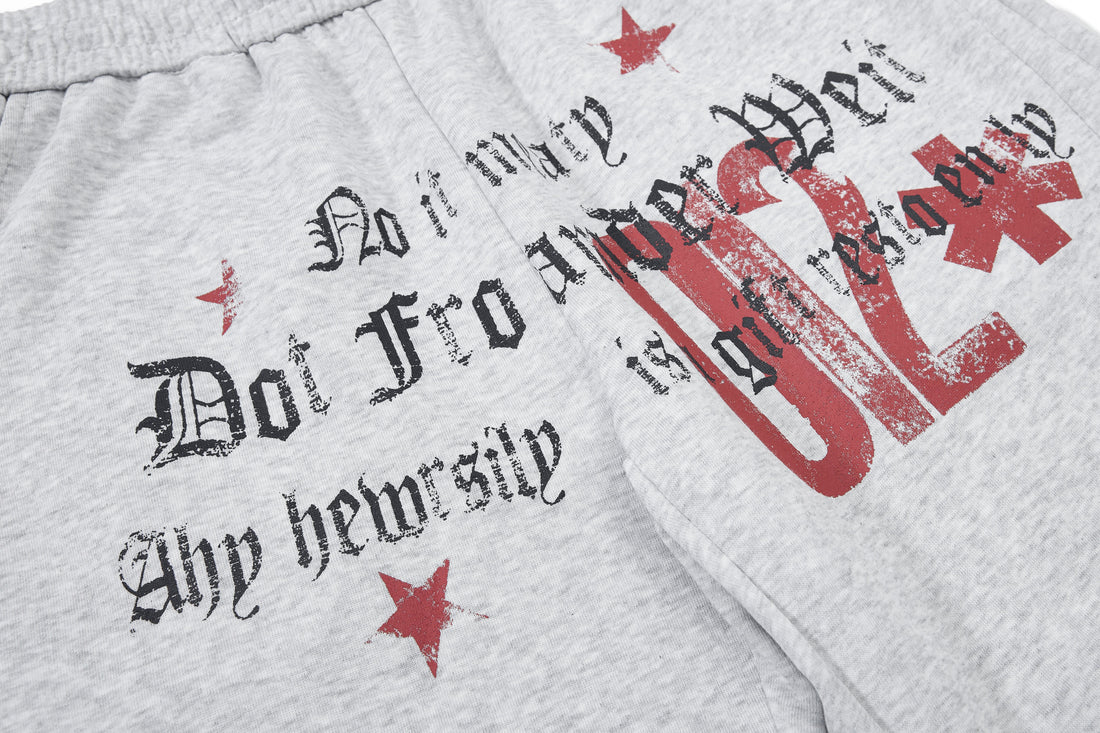 Omirad Vintage Star Wide-Leg Sweatpants