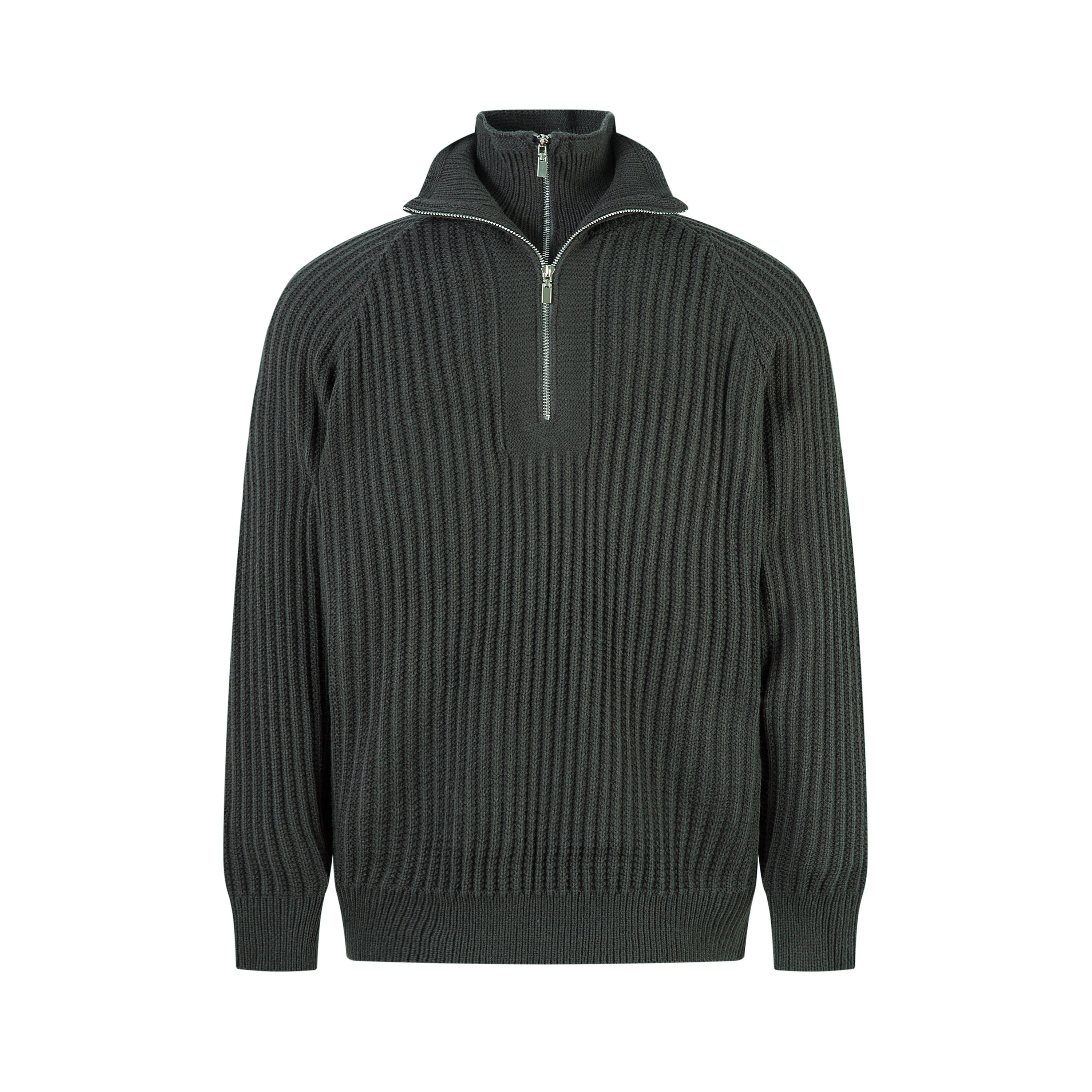Omirad Minimalist Half-Zip Knit Sweater
