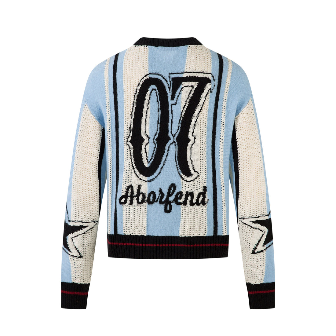 Omirad Varsity Stripe Knit Sweater