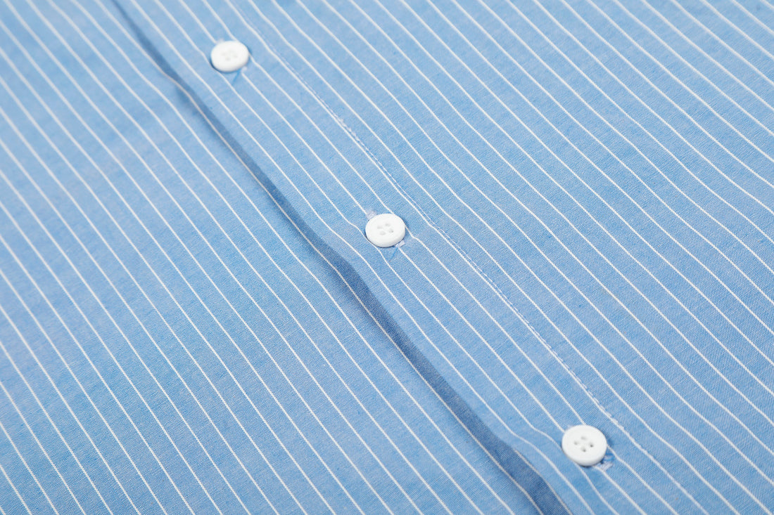 Omirad Striped Graphic Button-Up Shirt