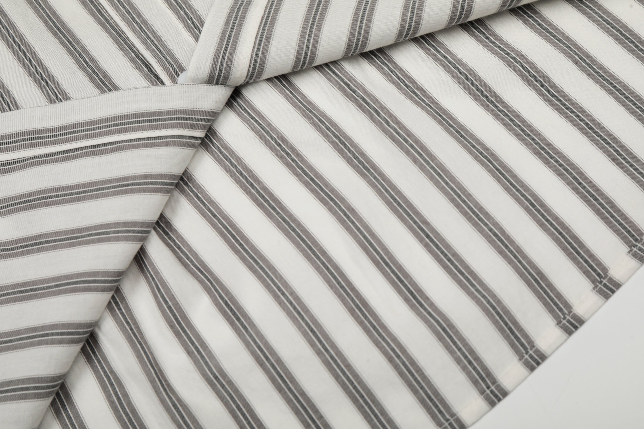 Omirad Striped Tie-Detail Button-Up Shirt