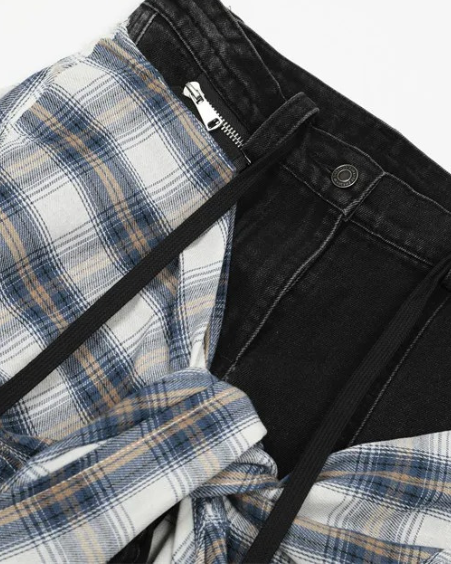 Layer Shift Hybrid Denim Trousers