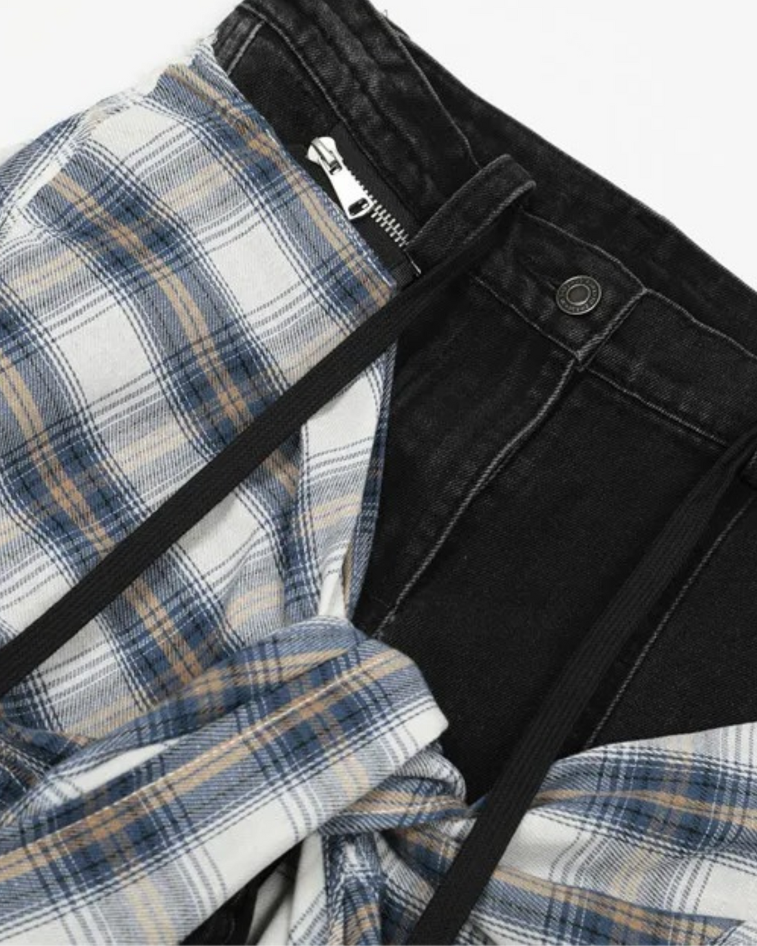 Layer Shift Hybrid Denim Trousers