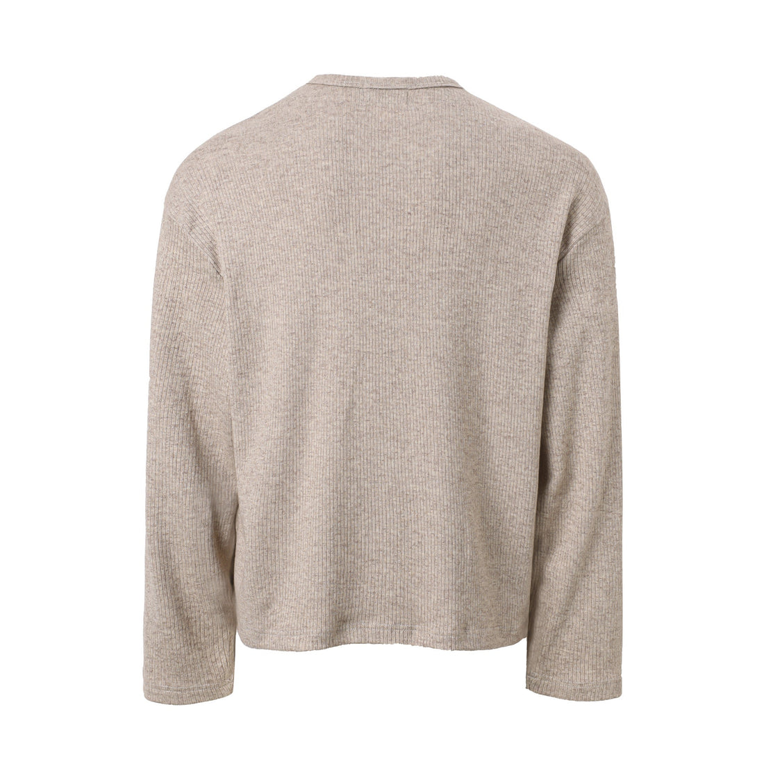 Omirad Ribbed Texture Long-Sleeve Tee