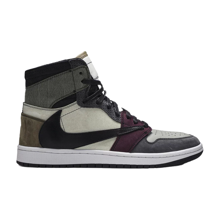 The Shoe Surgeon x Air Jordan 1 High 'Travis Scott Earth Tone Scrap Leather'