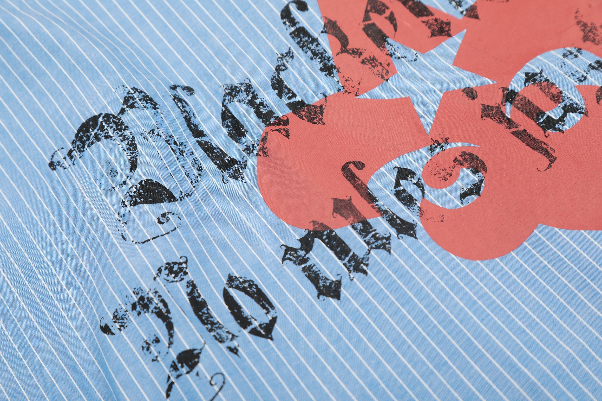 Omirad Striped Graphic Button-Up Shirt