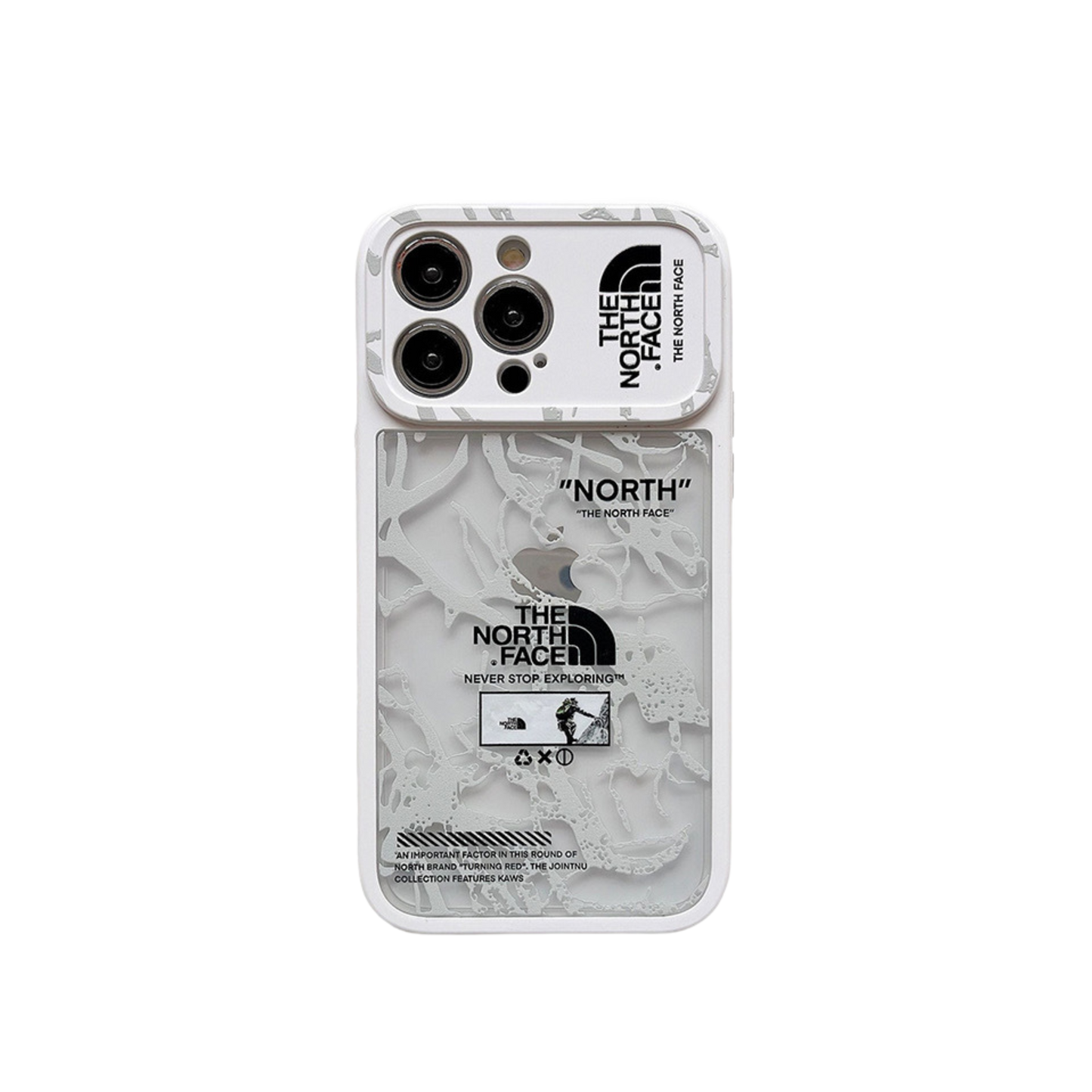 3D Phone Case | White Crests