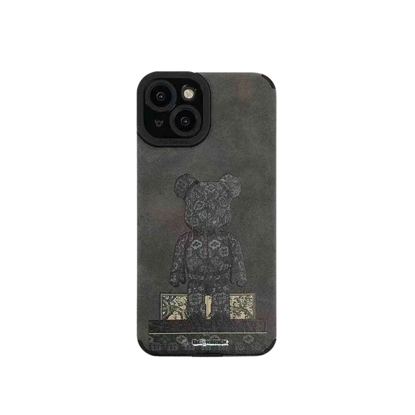 Leather Phone Case | Bear Black