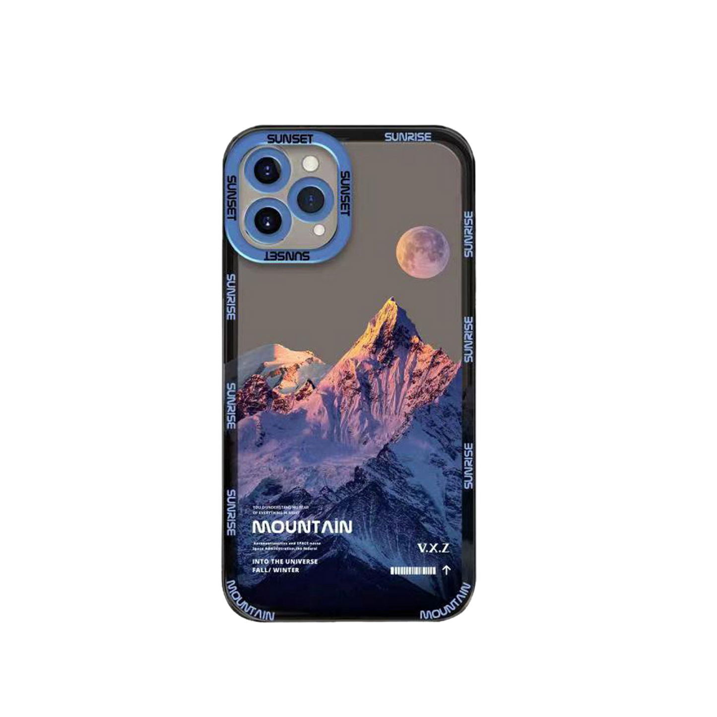 Graphic Phone Case | Glacier View Black