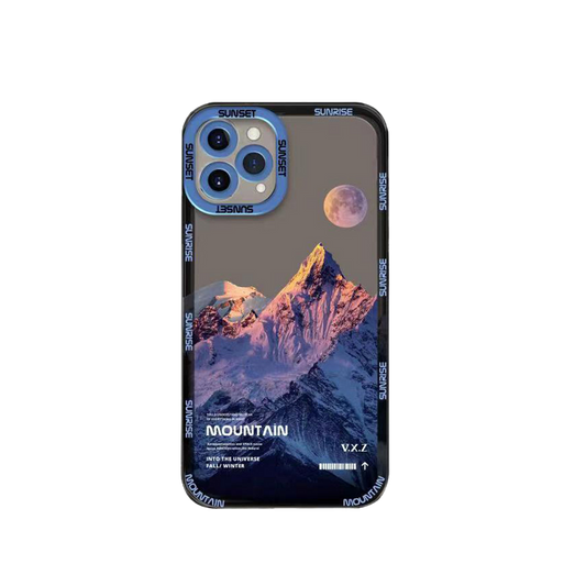 Graphic Phone Case | Glacier View Black