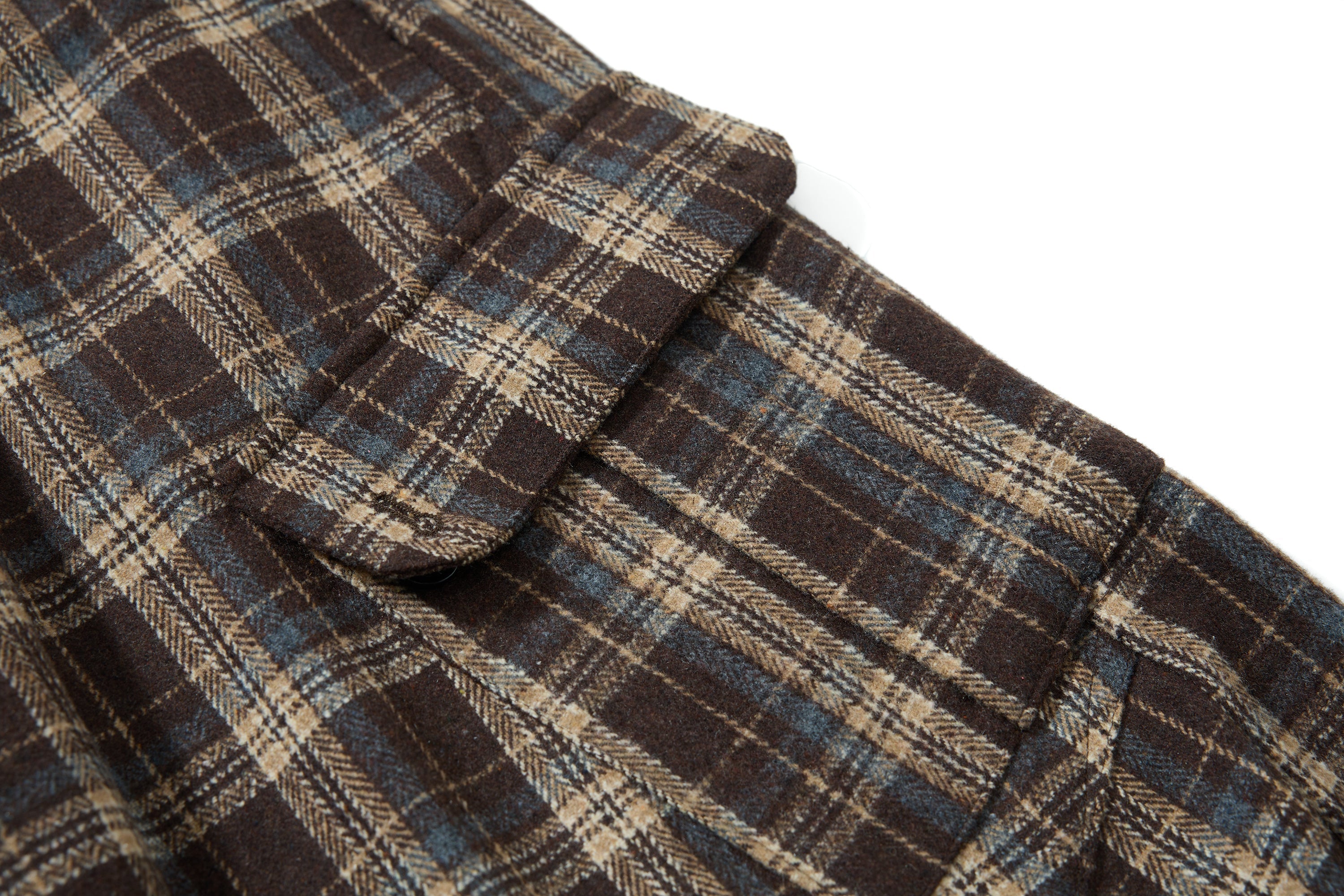 Omirad Vintage Check Wool-Blend Cargo Pants