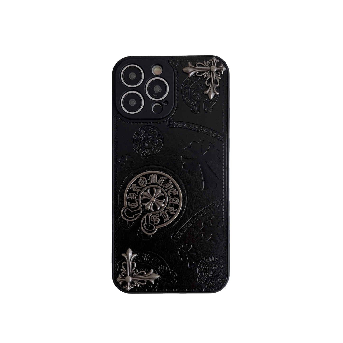 Leather Phone Case | Symbol Silver