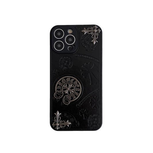 Leather Phone Case | Symbol Silver