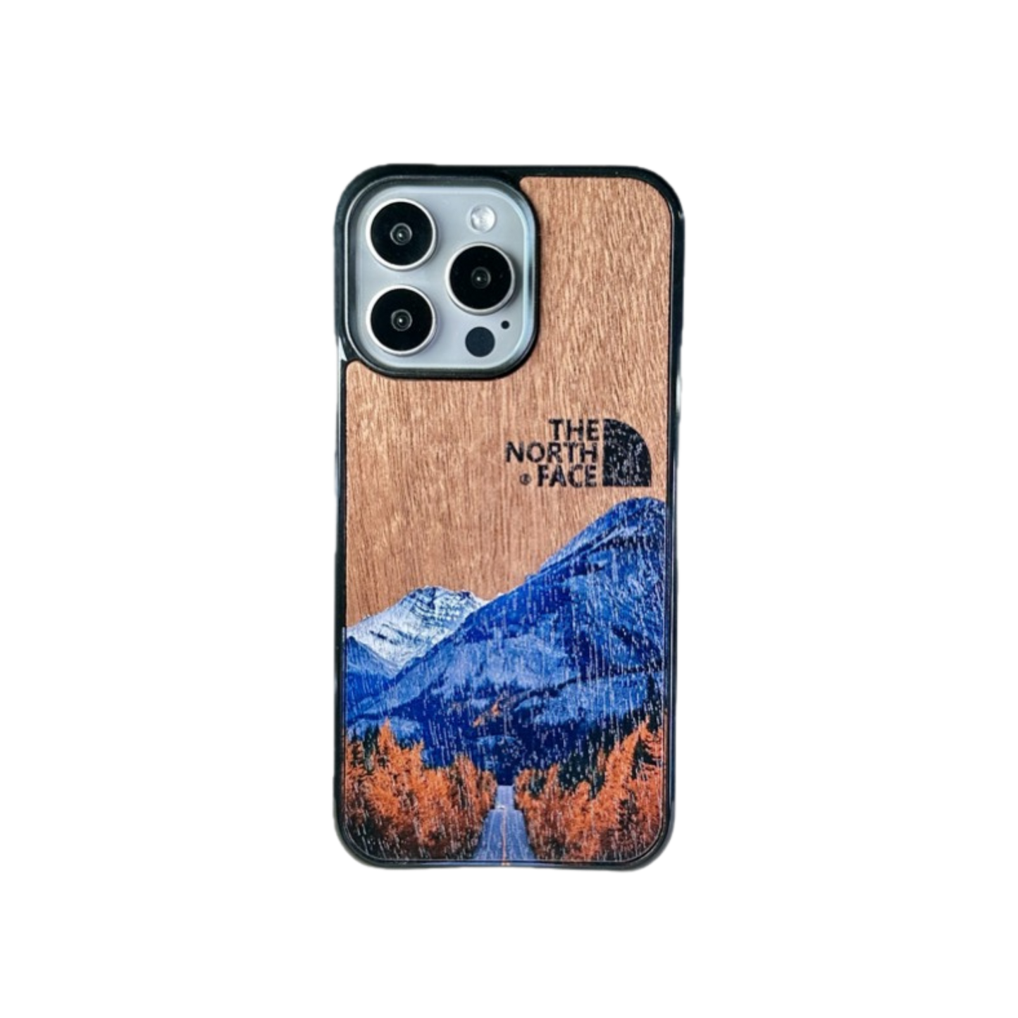 Graphic Phone Case | Wooden Mountain Blue