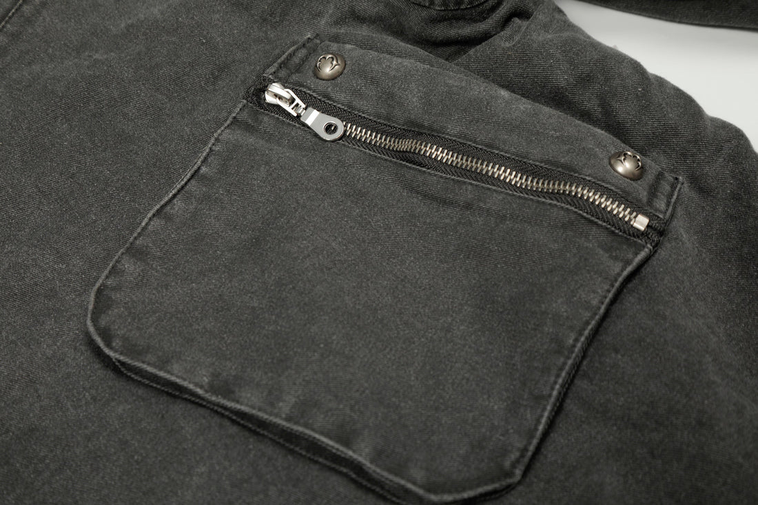 Omirad Washed Utility Hooded Jacket