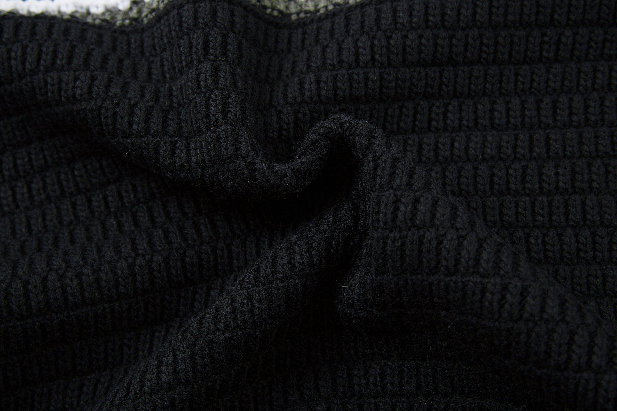 Omirad Striped Knit Polo Sweater