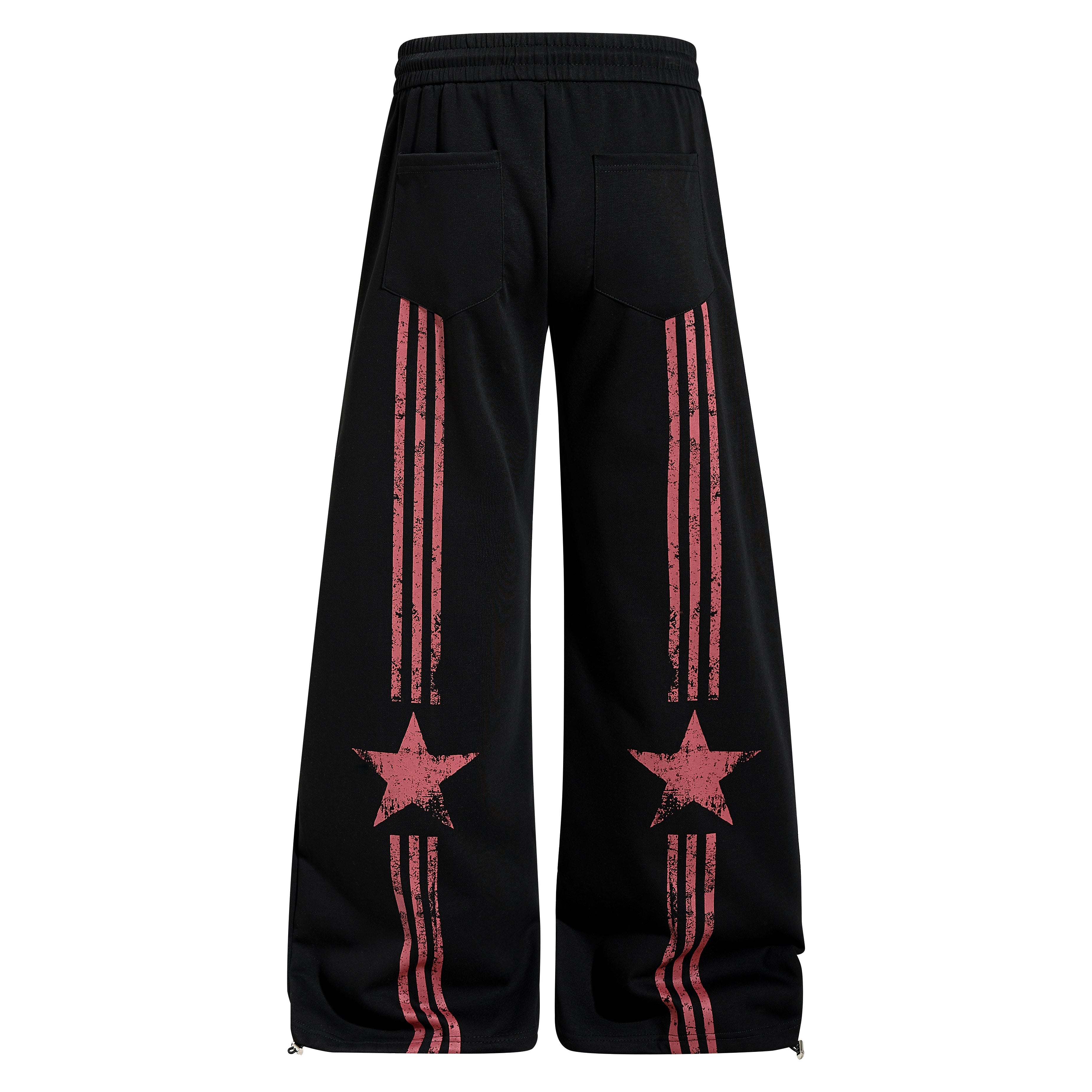 Omirad Vintage Star Wide-Leg Sweatpants