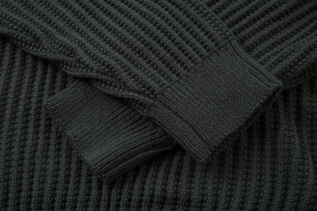 Omirad Minimalist Half-Zip Knit Sweater