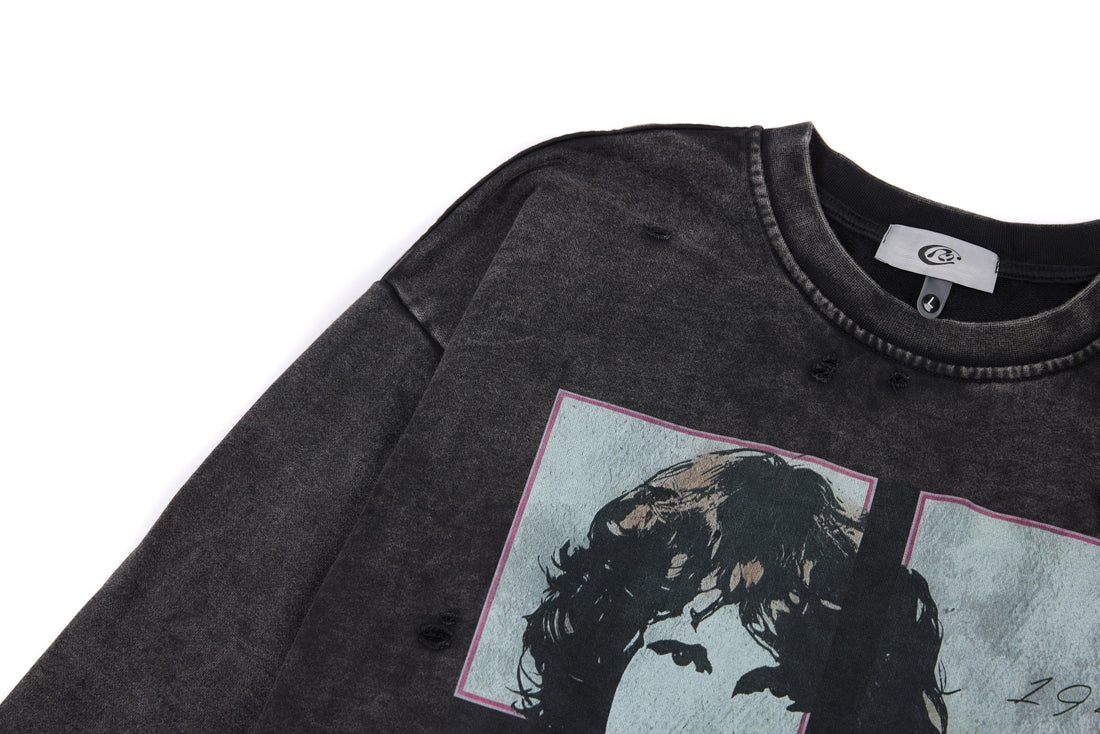 Omirad Vintage Graphic Long Sleeve Tee