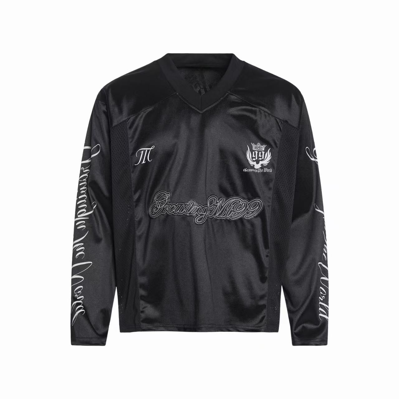 Omirad Studded Varsity Long Sleeve Jersey