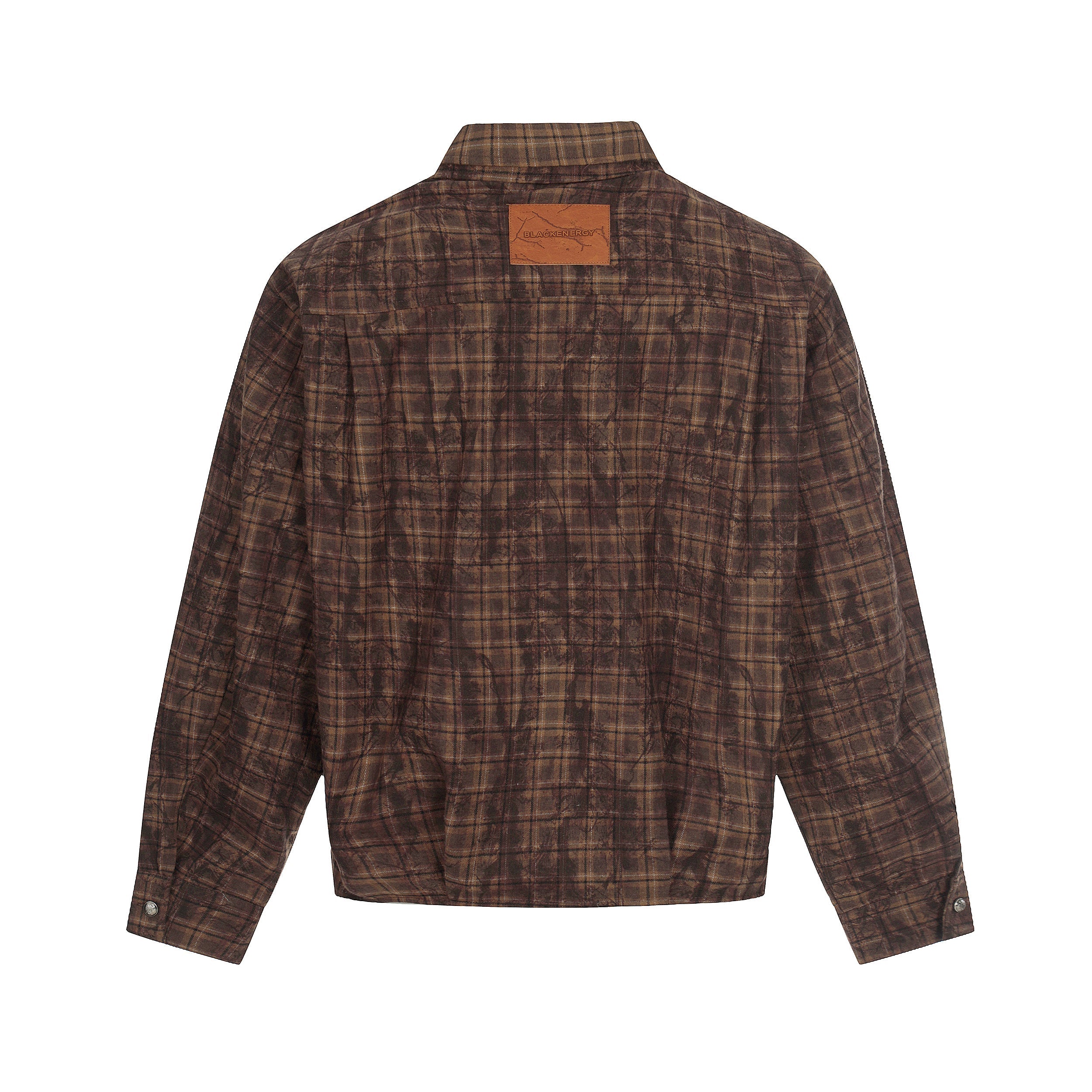 Omirad Vintage Plaid Button-Up Jacket