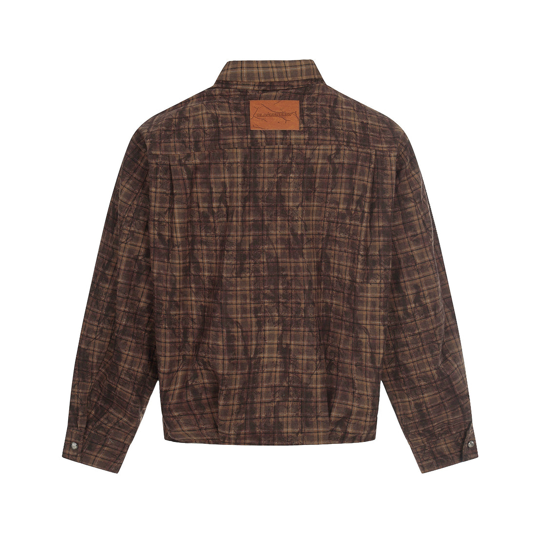 Omirad Vintage Plaid Button-Up Jacket