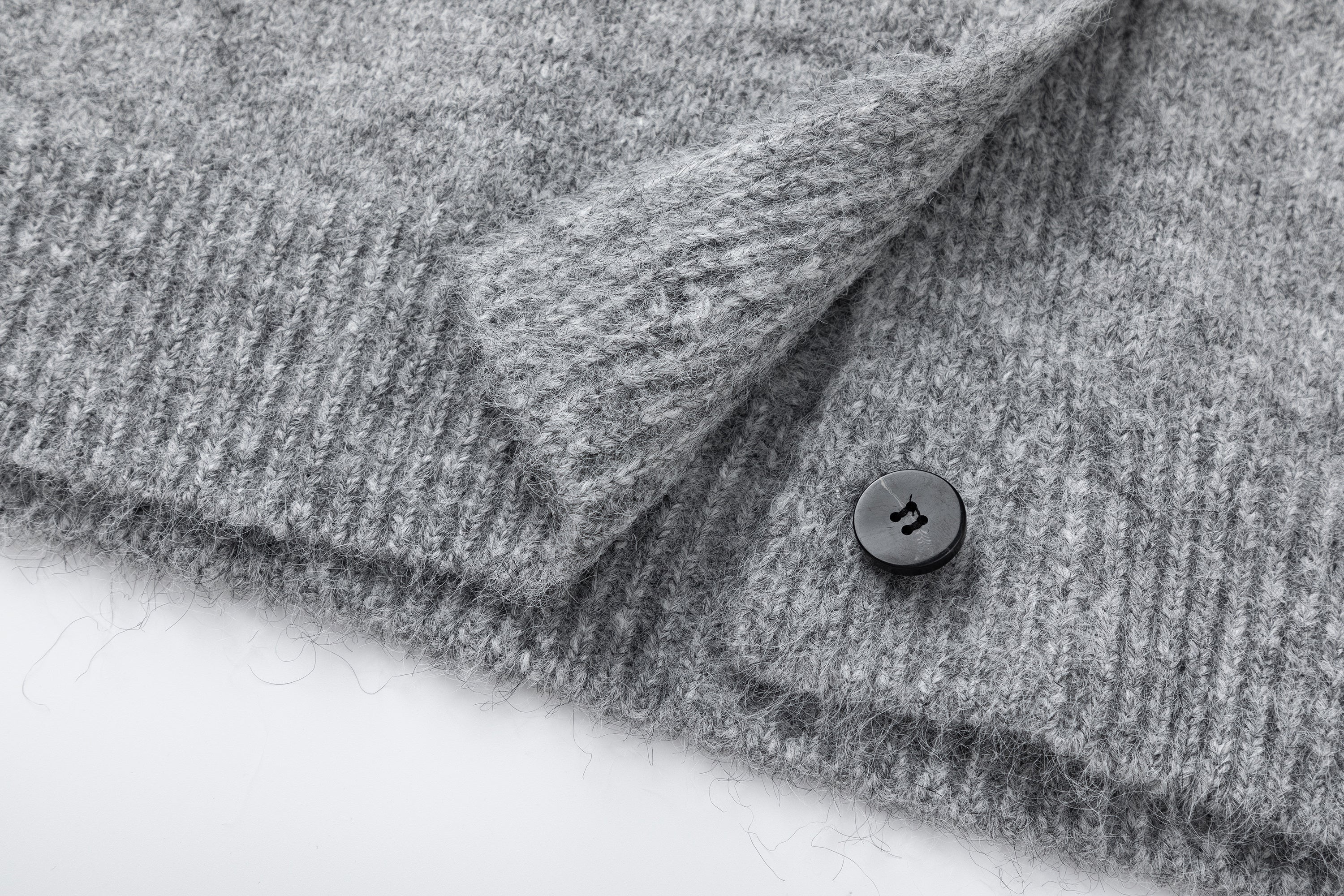 Omirad Minimal Wool Blend Knit Cardigan