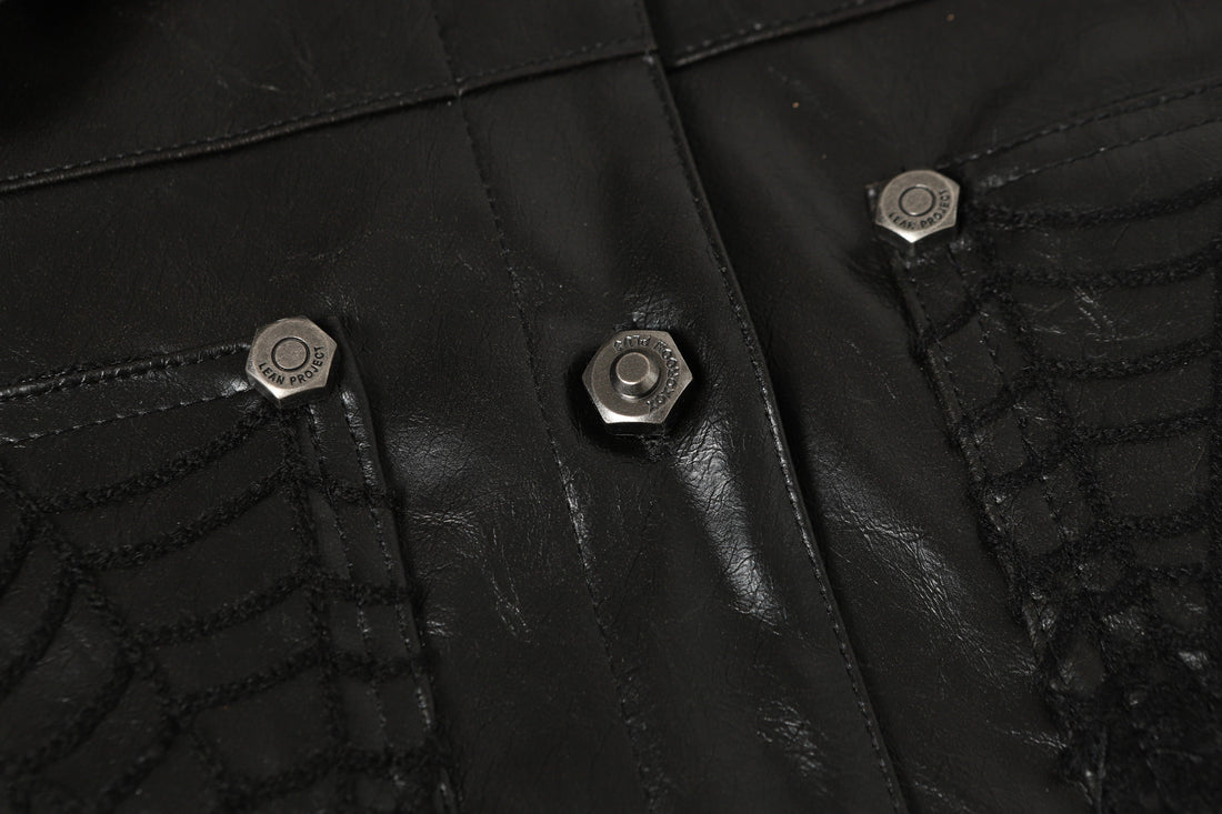 Omirad Web Embossed PU Jacket