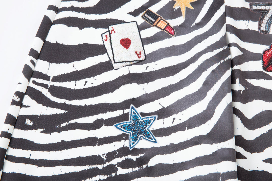 Omirad Zebra Patch Barrel Pants