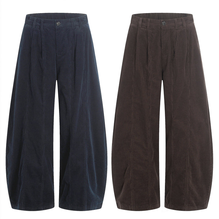 Omirad Wide-Leg Corduroy Pants