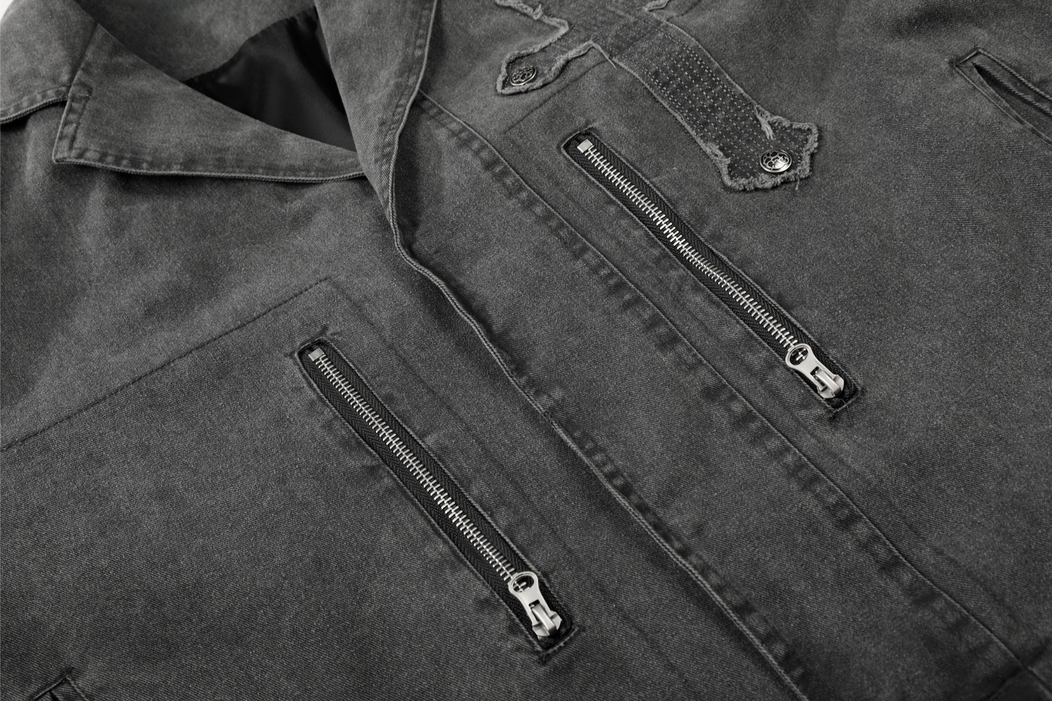 Omirad Vintage Cross Detail Jacket