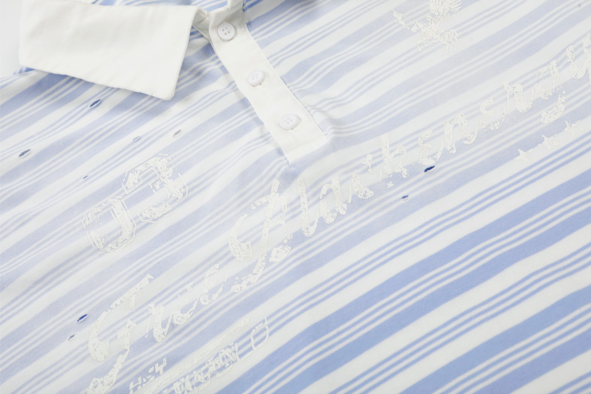 Omirad Striped Long Sleeve Polo Shirt