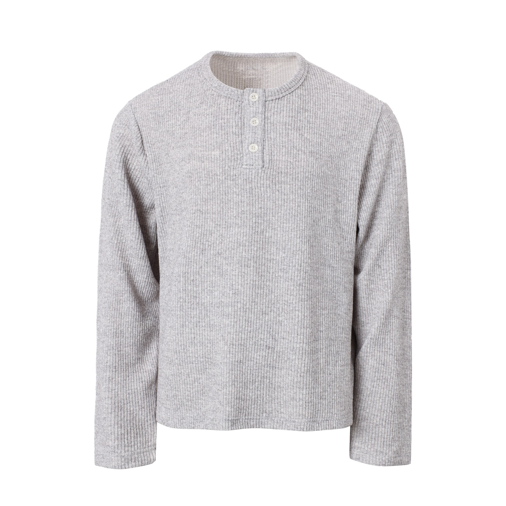 Omirad Ribbed Henley Long-Sleeve Tee