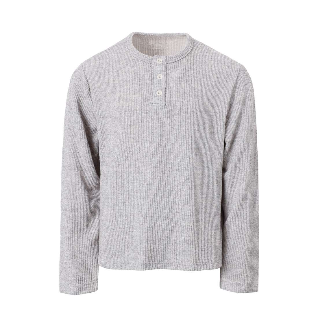 Omirad Ribbed Henley Long-Sleeve Tee